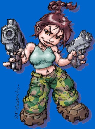 Teenage Lara
