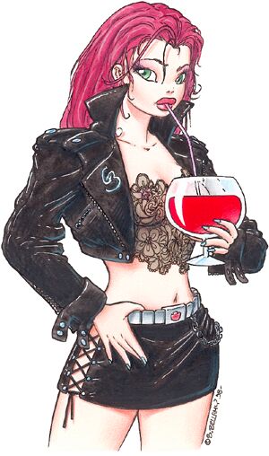 Vampire en dentelles